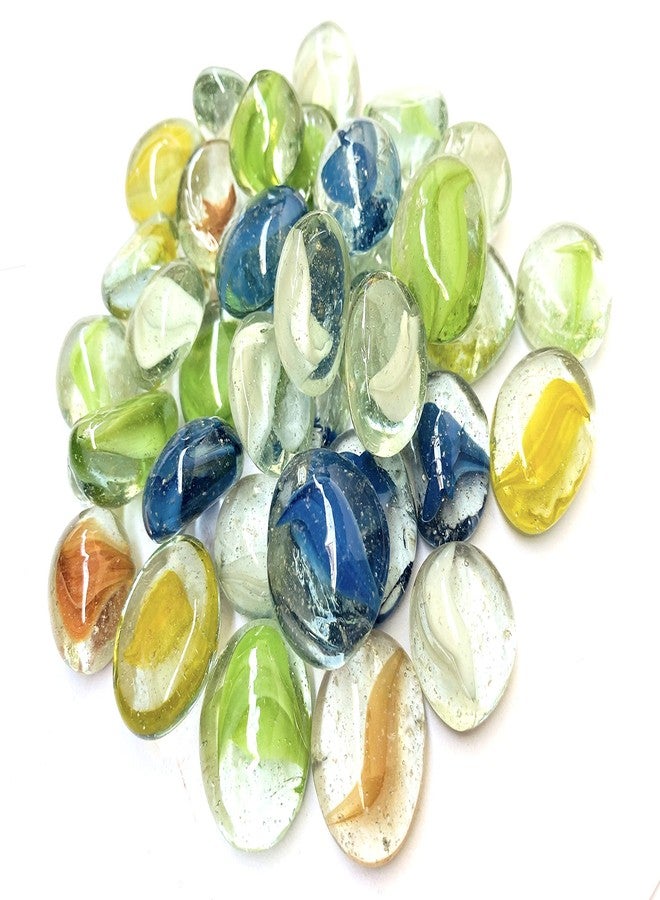 KCR Transparent Multi Color Decorative Pebbles for Vase Fillers, Party Table Scatter(500 Grams) - Image 1